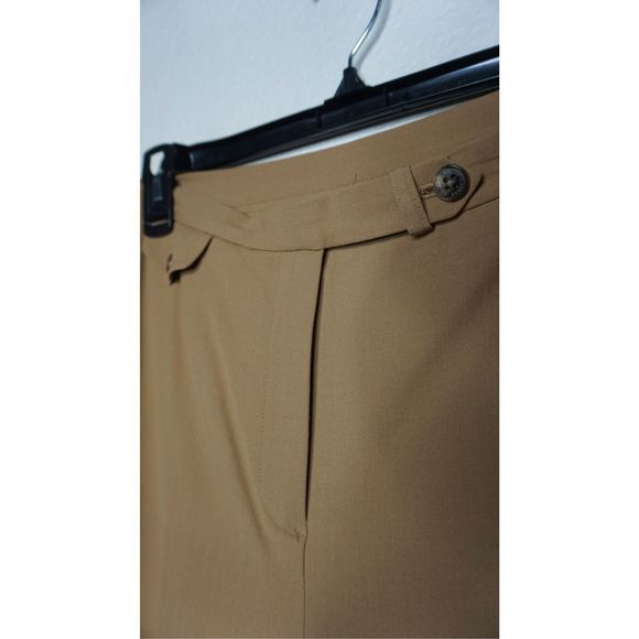 Lauren Ralph Lauren Trouser Straight‎ Leg Pants Tan Wool Blend Sz 10P Women's - Picture 6 of 6